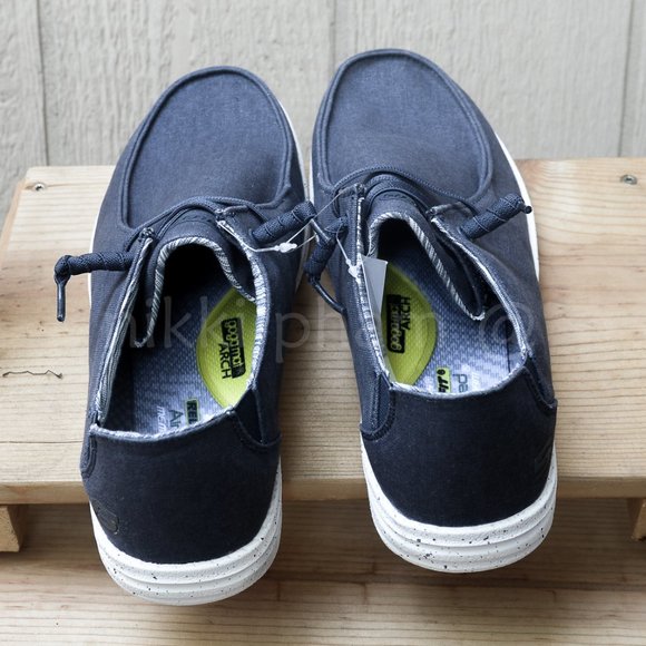 Skechers Men's Relaxed Fit Slip-On in blue navy - Picture 6 of 7